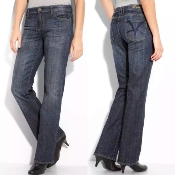 Kut from the Kloth Jackie Bootcut Stretch Jeans Denim Womens‎ Size 6 - Picture 1 of 8